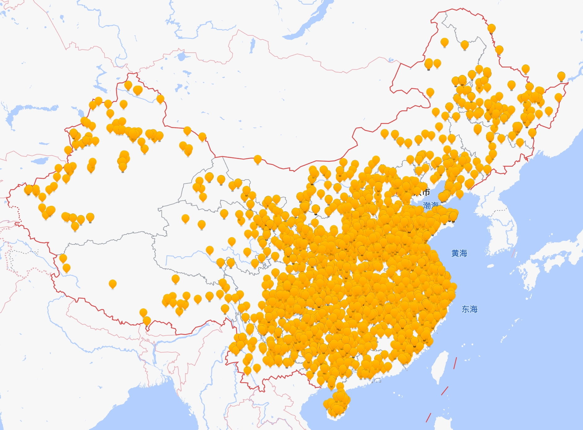 地理标志农产品分布 by 岩坪旅行地图